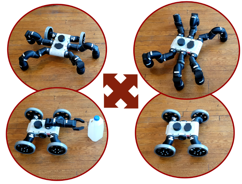 Diagram of Eigenbot modules swapping positions
